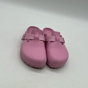 Birkenstock Boston EVA Women's Sz 38 US 7 Narrow Fondant Pink Clog Shoes